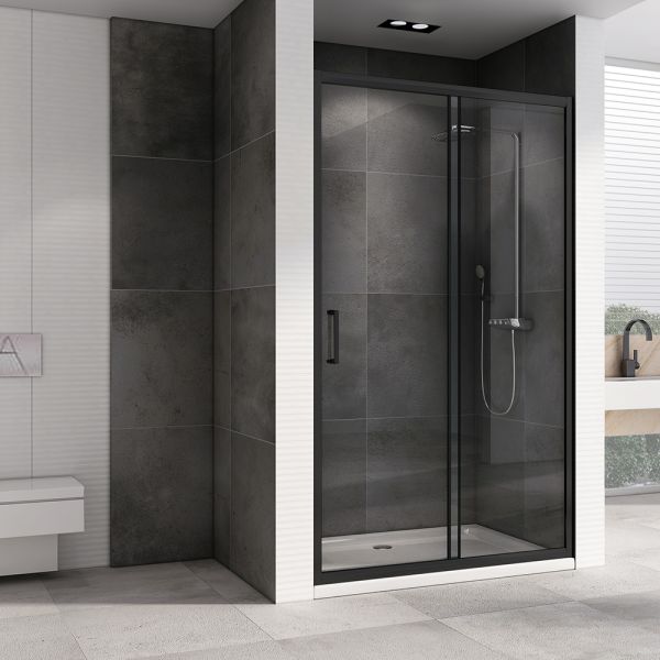 Душевая дверь ABBER Schwarzer Diamant 130см чёрный AG30130B